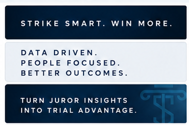 Jury Striker marketing taglines