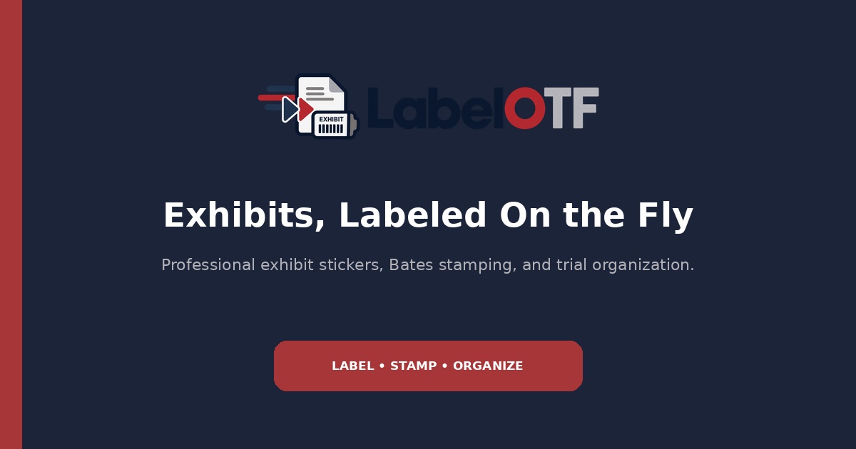 LabelOTF exhibit labeling software